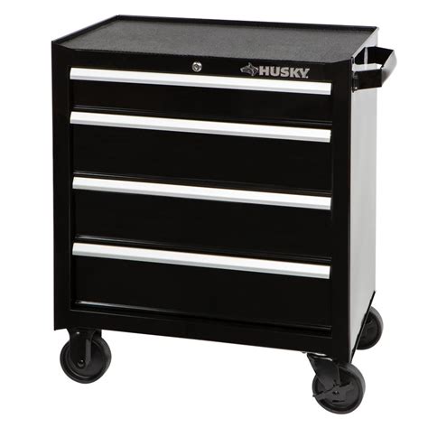 husky 4 drawer rolling cabinet